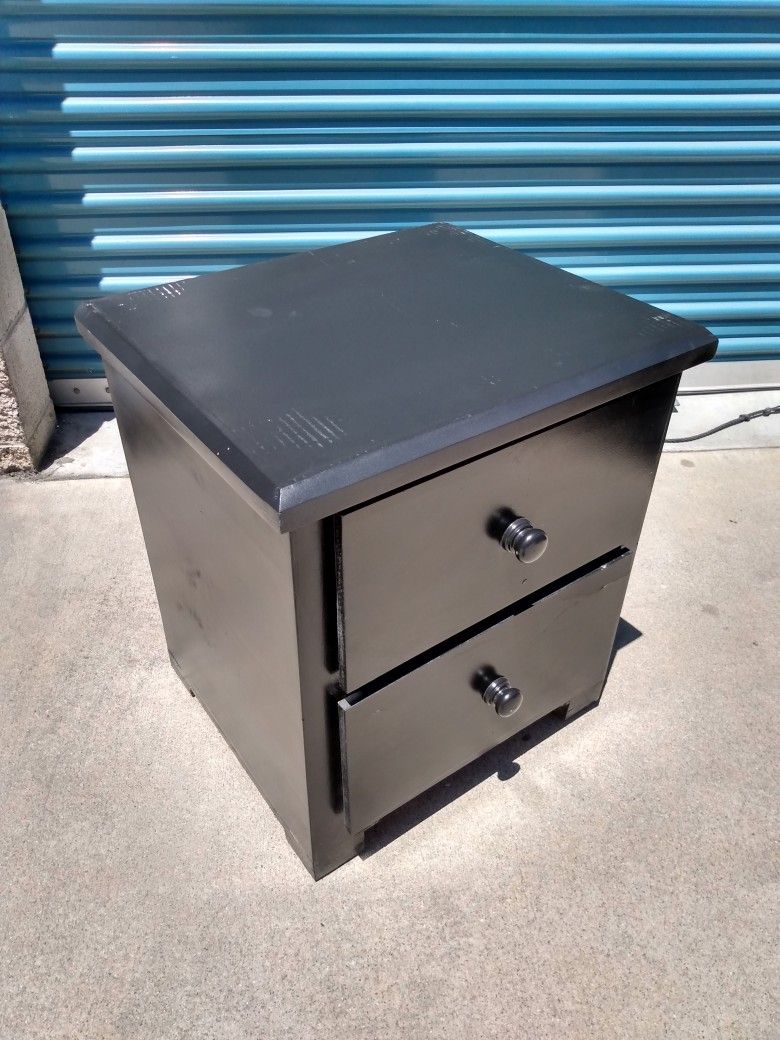 Black End Table 