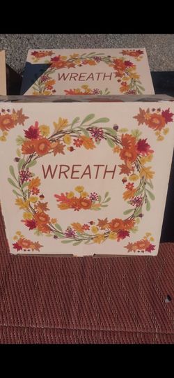 Fall Wreath in Box