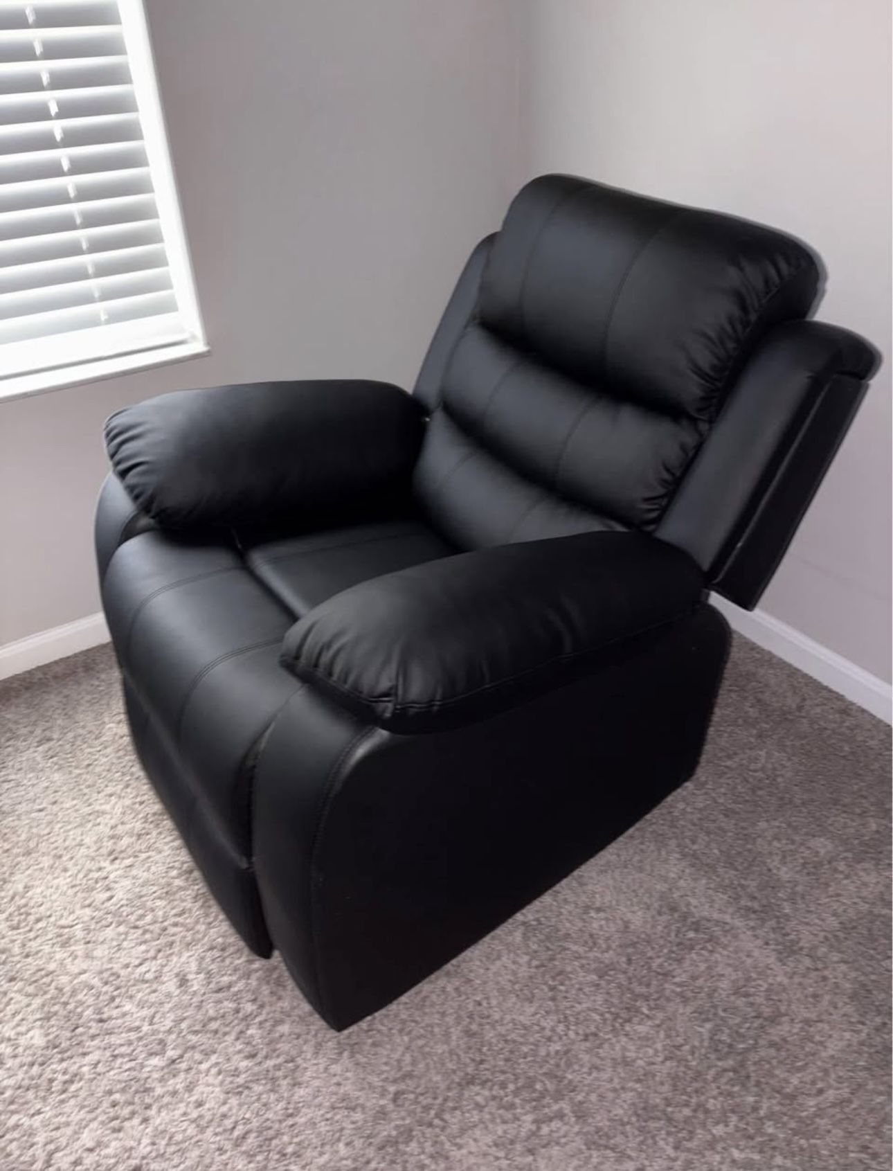 Black recliner