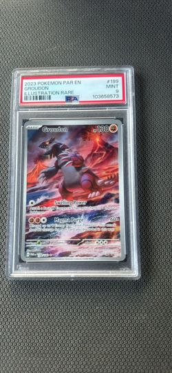 PSA 9 groudon Illustration rare