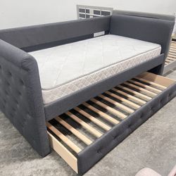 Daybed Twin Size Nueva En Caja Incluye Colchones