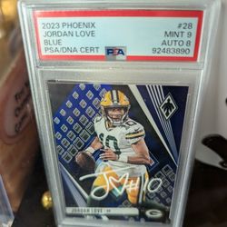 NFL Jordan Love Football Card. 