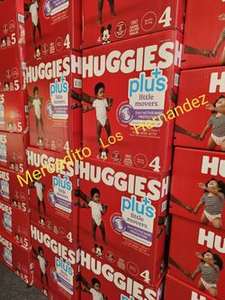 Huggies Size 4 Little Movers 180Pañales Diapers❗️Nuevos