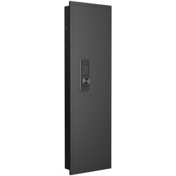 53 Fingerprint Touch Panel In-Wall Safe,Hidden Wall Gun Safe for Rifles with Adjustable Shelves,Assembled Storage Multifunctional Wall Safe for Firear