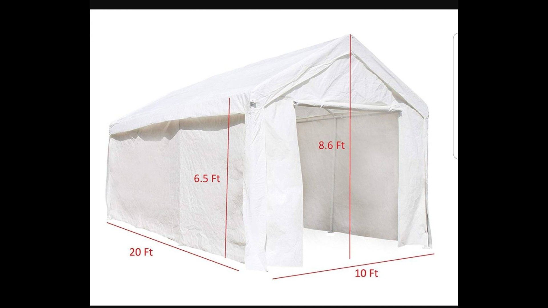 Carport Garage Canopy Tent Shelter