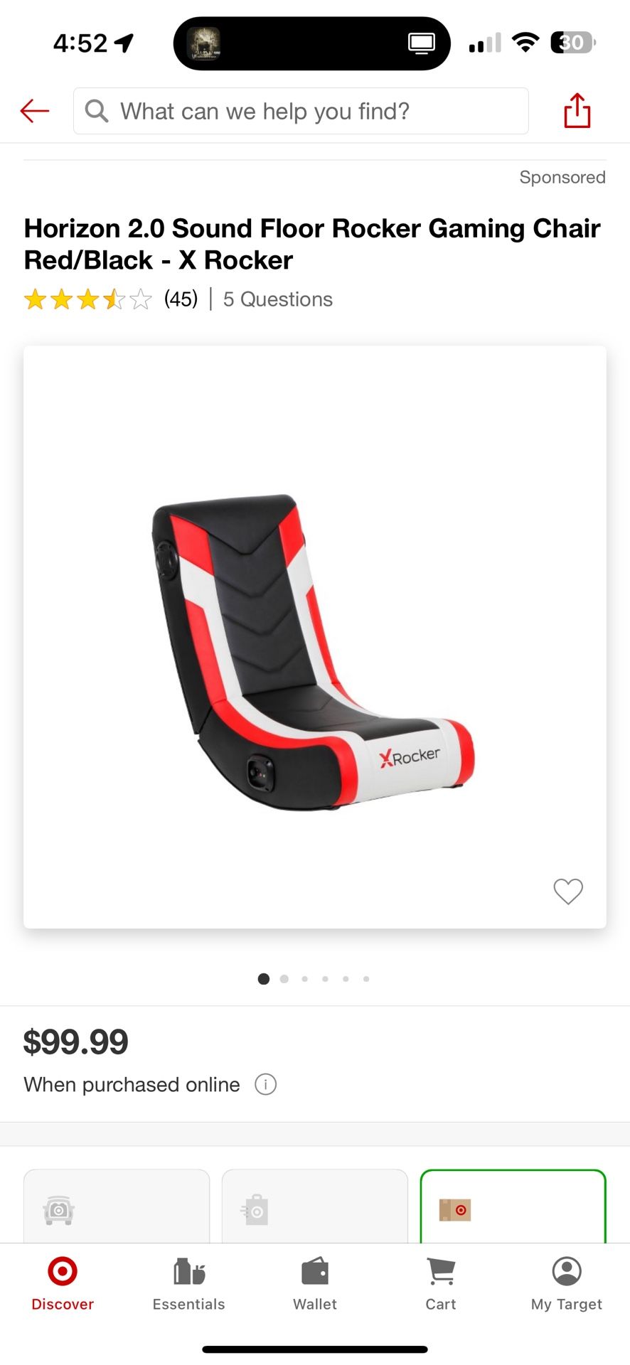 XRocker Floor Gaming Chair