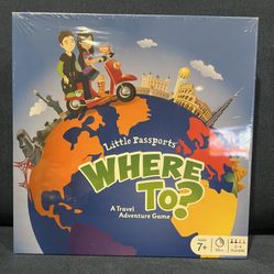New “Little Passports Where To?” Travel Adventure Board Game 