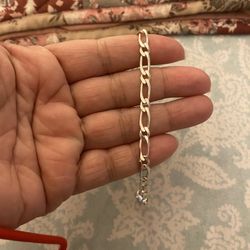Real 925 Sterling Silver Mens Bracelet