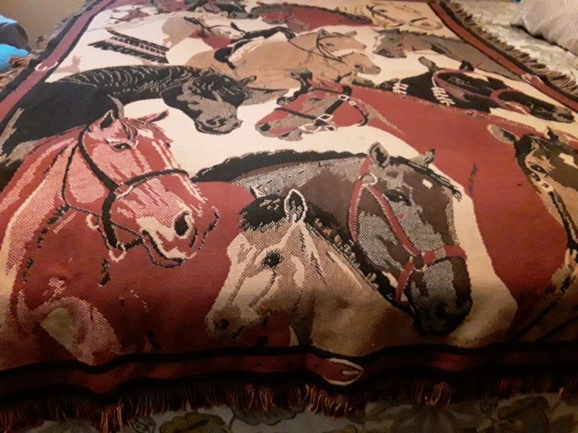 Horse Throw Blanket