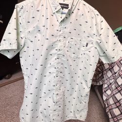 Men’s Button Down Shark Print Shirt - Molokai