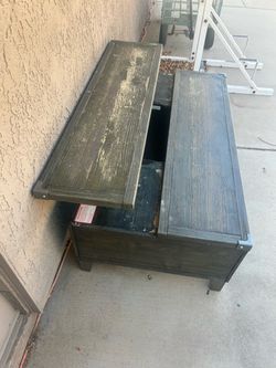 Coffee table with pop up platform and drawers