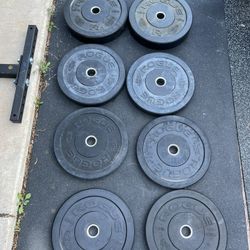 Rogue Hg 190lb Olympic Weight Plate Set 10-45lbs