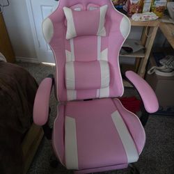 Pink office or gaming chair