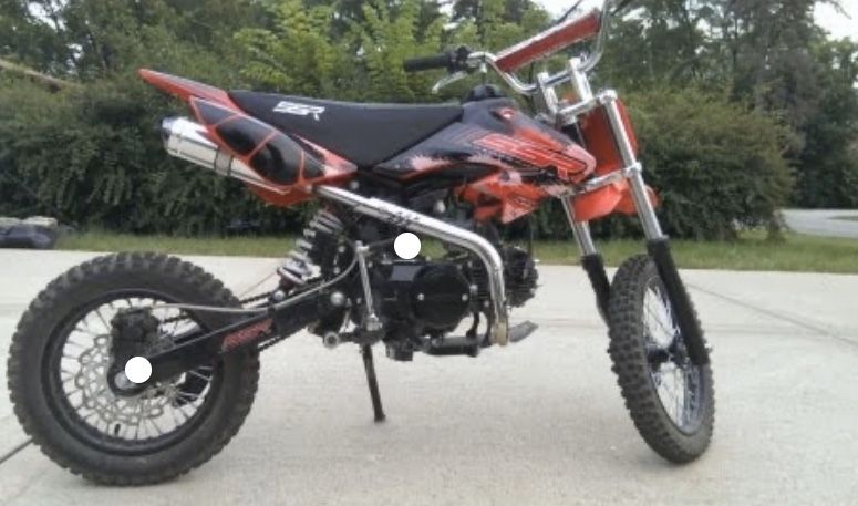 125cc fully automatic dirt bike