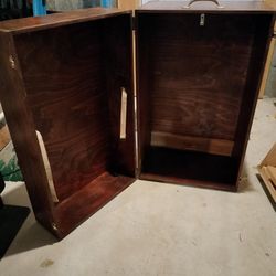 Wooden Wardrobe for Doll Clothing - American Girl, Etc.
