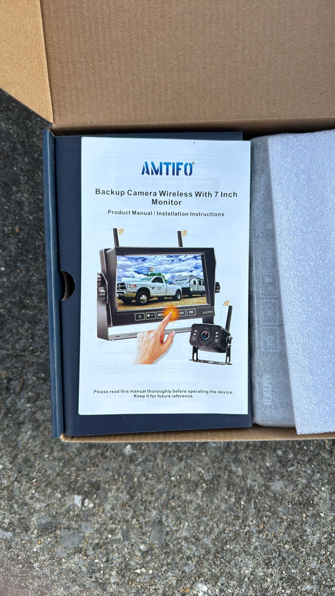 RV Backup Rearview Wireless Camera