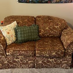 Vintage couch & Love Seat SET