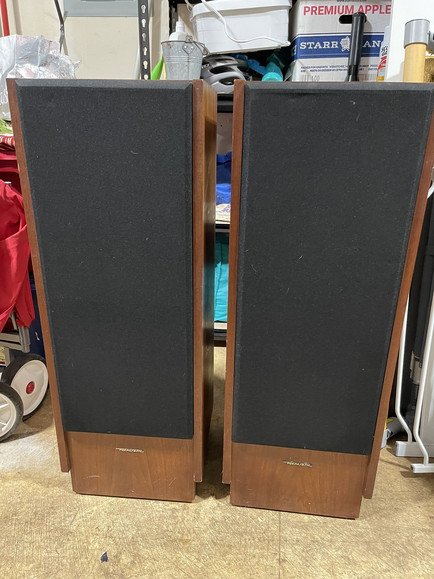 Vintage Realistic Speakers Optimus T-100