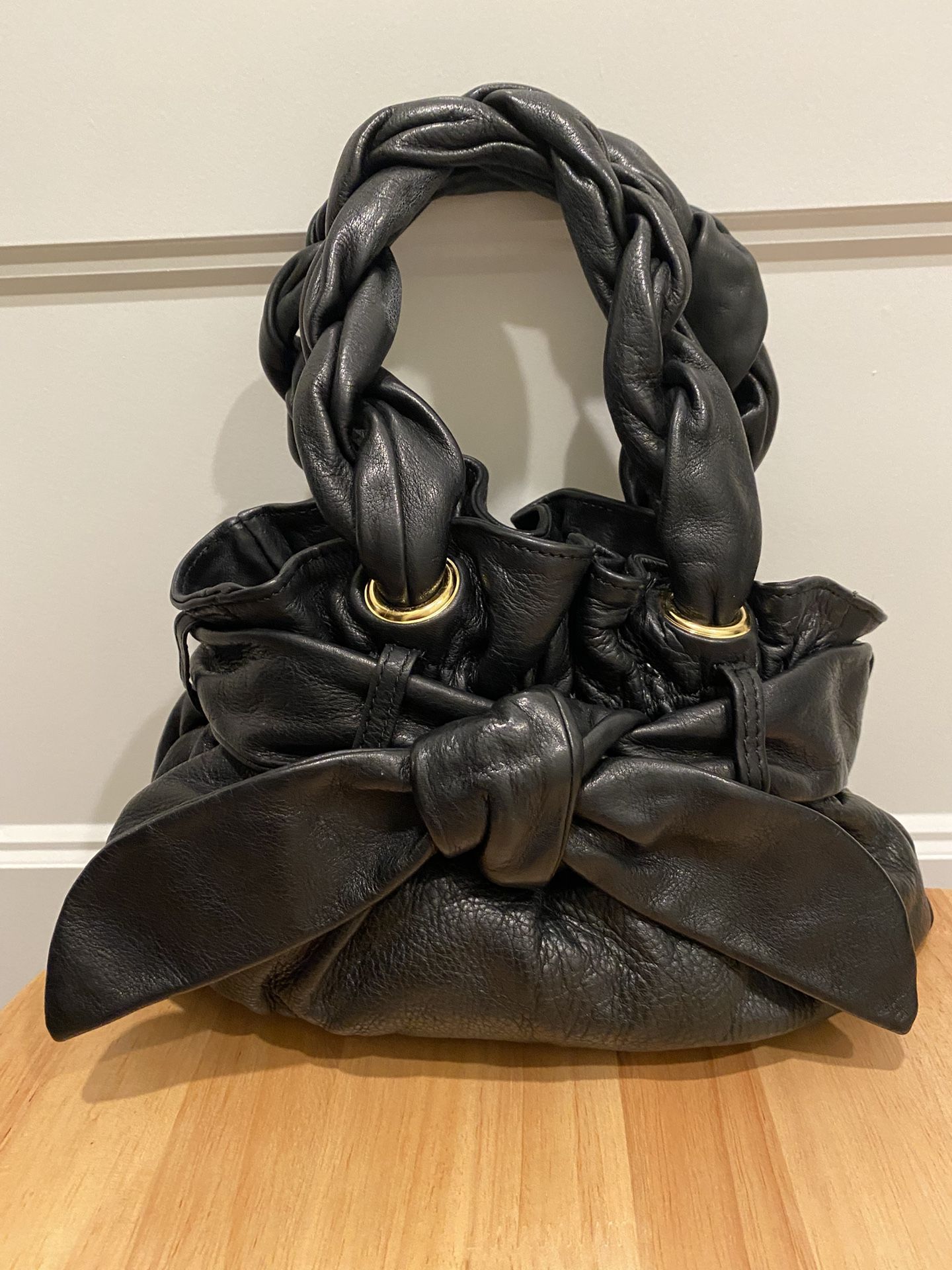Black Leather Purse