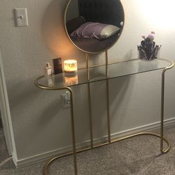 Gold Vanity Table