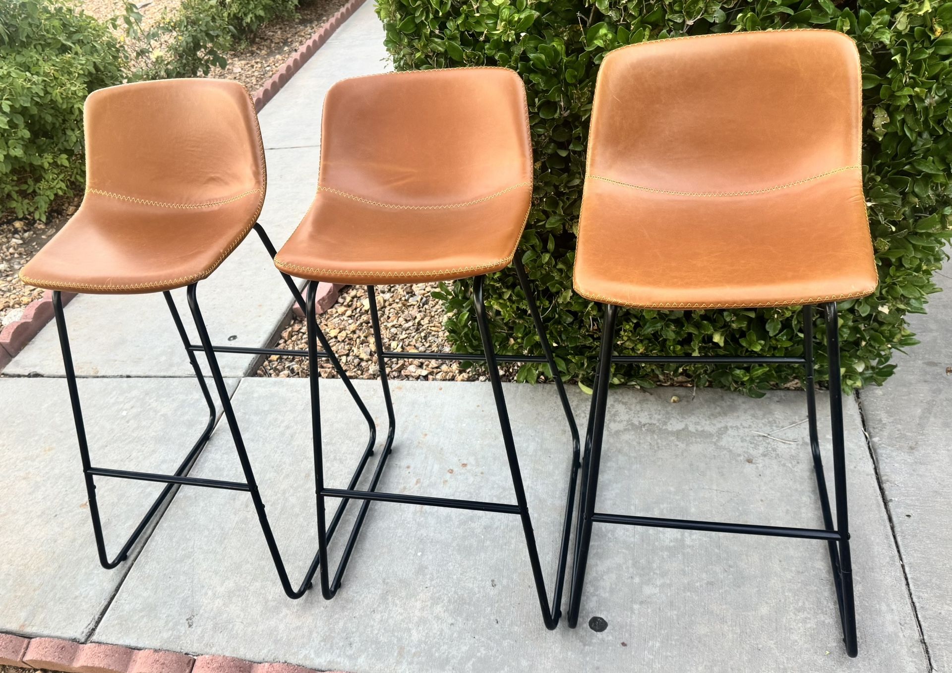 Set Of 3, 30” Barstools