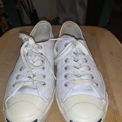 Converse Jack Purcell Ox White / Size 6 Mens/ 7.5 Womens
