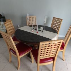 Table And 5 Chairs