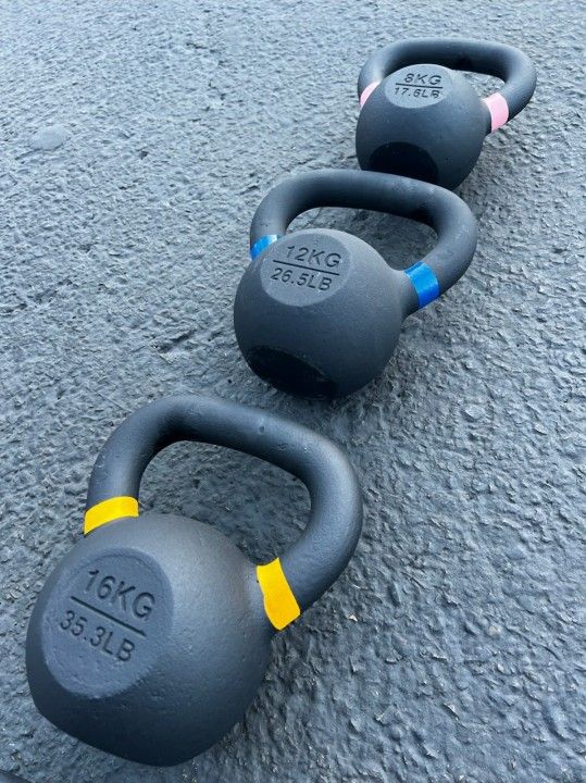 NEW Kettlebells Weight Set Kettle Bell Home Gym Crossfit Olympic Weights 