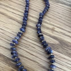 Amethyst Chip Necklace 