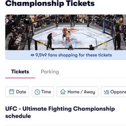 UFC 314  Suites 239. 34 Seats And 6 Parking  