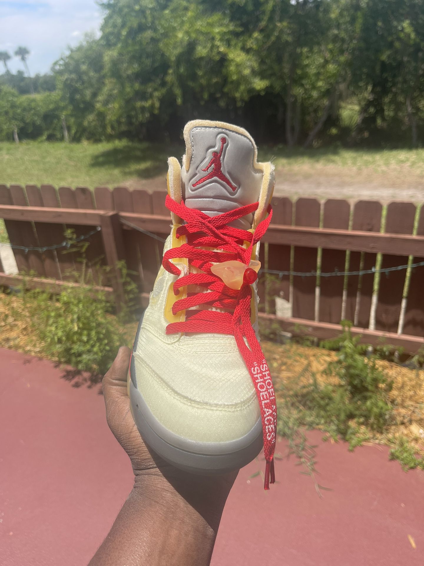 Nike Air Jordan 5 Retro SP Off White Grey Sail Size 9.5 for Sale in San  Diego, CA - OfferUp