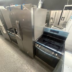 frigidaire electric stove + refrigerator new 2025 combo