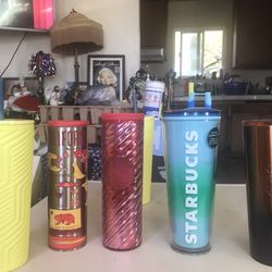 Various New Starbucks Cups