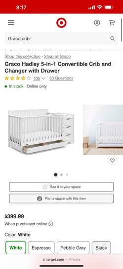 Gracias 5 In 1 Crib