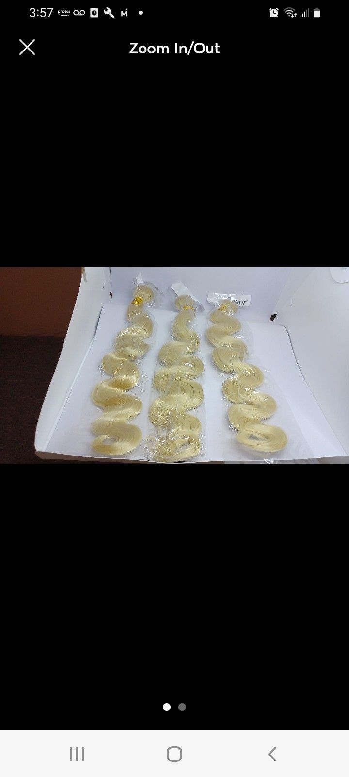 Assorted Synthetic Hair Extensions