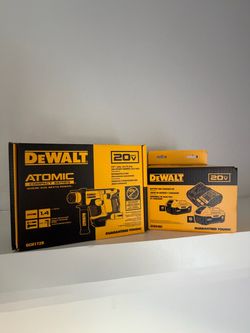 DEWALT ATOMIC 20V MAX Cordless Brushless Ultra-Compact 5/8 in. SDS + Hammer Drill with 6.0 Ah