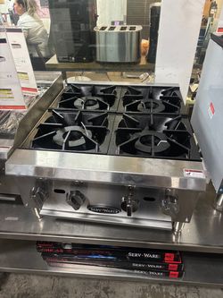 Four burners range