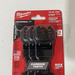 Milwaukee multi tool carbide teeth blades