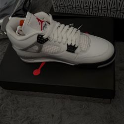 Air Jordan 4 Retro White Cement 2025
