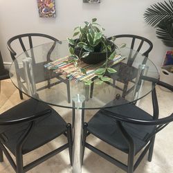 6 Wish Bone dining chairs Rove Concepts