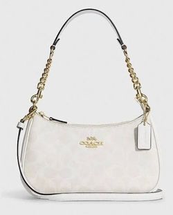 Handbag Purse C* A C H. Beige/white. Original. New. Firm Price.