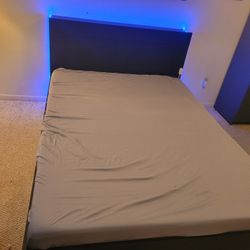 Bedframe With Headboard And Storage