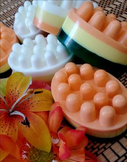 Tropical massage soap bar