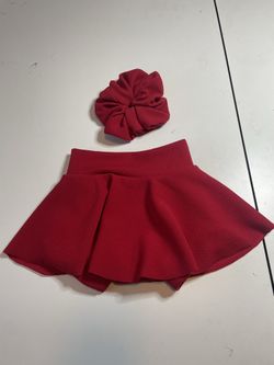 Skorts With Scrunchie Set 