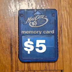 PS2 Memory Card MadCatz 8MB