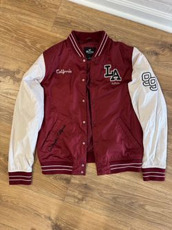 Hollister LA Varsity Bomber Jacket – Size L