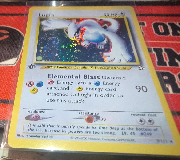 Lugia 1st Edition 