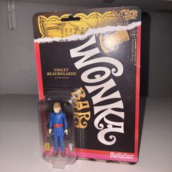 Super7 Willy Wonka & the Chocolate Factory Violet Beauregarde ReAction Figure 3.75