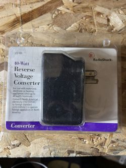 RadioShack 40-Watt Reverse Voltage converter