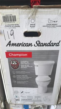 toilet american standard champion elongated brand new in box $119